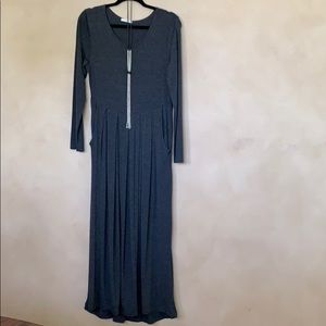 Heather Gray Maxi Dress - New